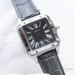 Swiss Quality Cartier Alberto Santos-Dumont de Citizen Copy watches 39.5mm Gray Strap